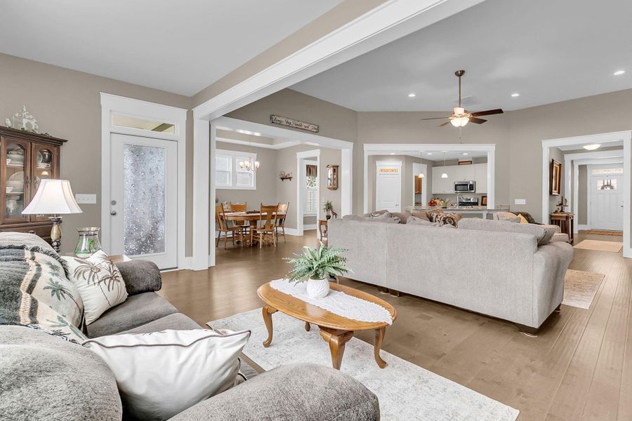 Furnished interior view inside a new home in , Summerville (Image 40).