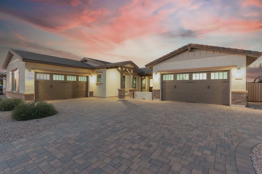 Exterior details and patio area of a home in Bellero Estates, Queen Creek (Image 3).