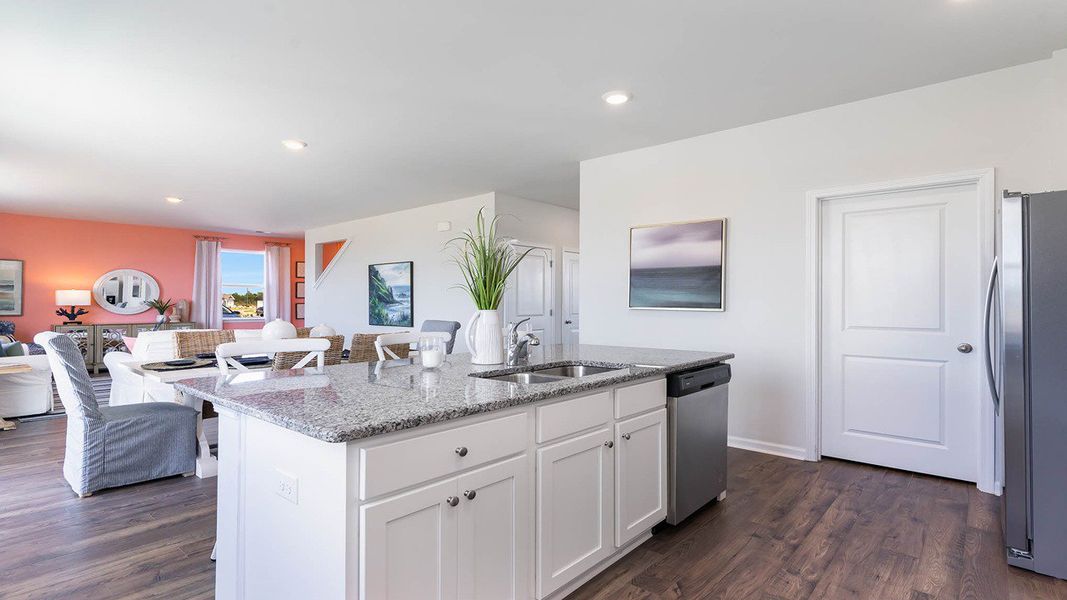 Representative furnished interior of a home built from the GALEN by D.R. Horton in Harper Meadows, Loris (Image 7).