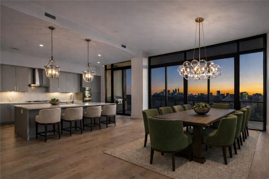 Furnished interior view inside a new home in The Dillon Buckhead, Atlanta (Image 13).