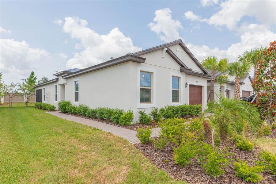 Front exterior of a new home in , San Antonio, FL, highlighting curb appeal (Image 1). Front exterior of a new home in , San Antonio, FL, highlighting curb appeal (Image 1).