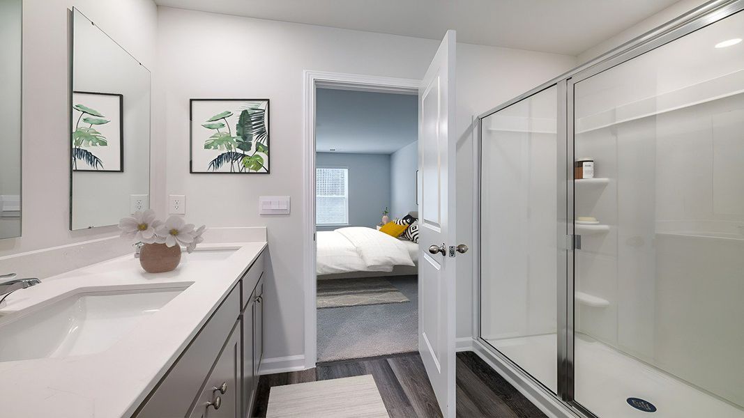 Representative furnished interior of a home built from the Brandon by D.R. Horton in Longleaf Village, Rincon (Image 6).