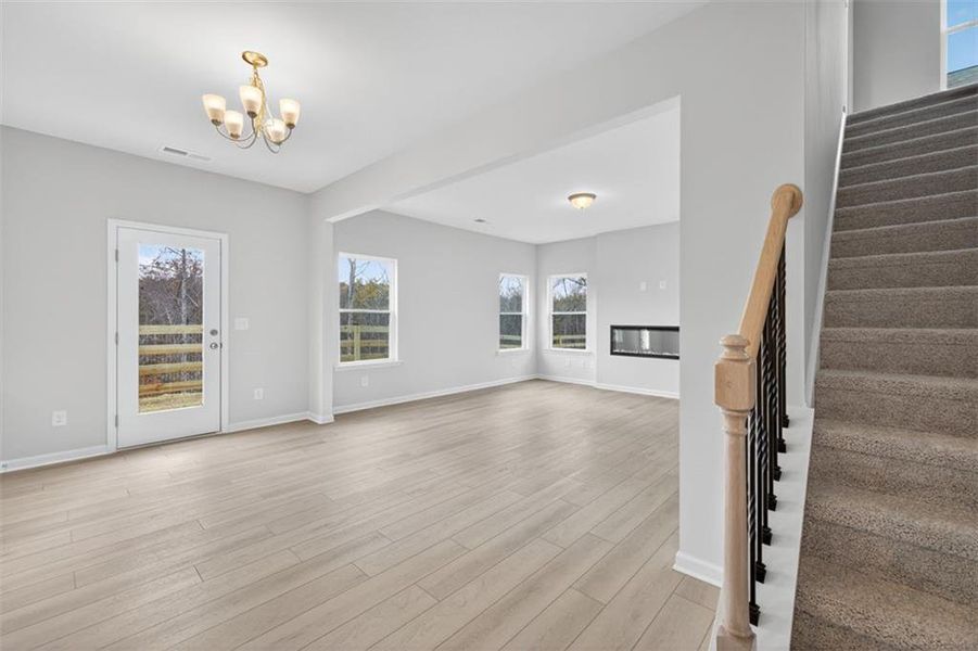Spacious, unfurnished interior of a new home in Roxeywood Park, Winder (Image 38). Spacious, unfurnished interior of a new home in Roxeywood Park, Winder (Image 38).
