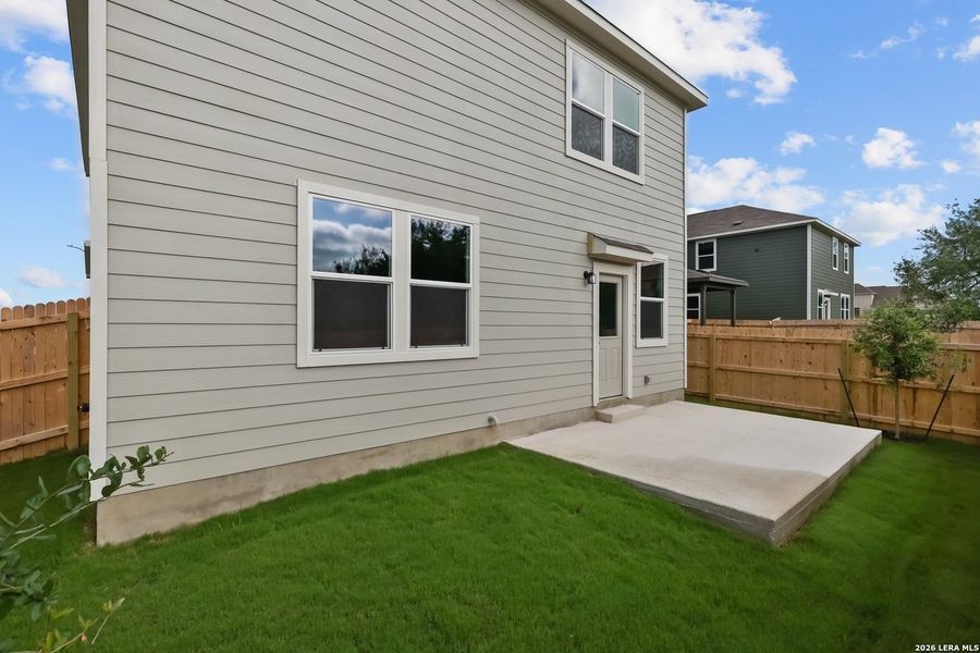 Exterior details and patio area of a home in Applewhite Meadows, San Antonio (Image 3). Exterior details and patio area of a home in Applewhite Meadows, San Antonio (Image 3).