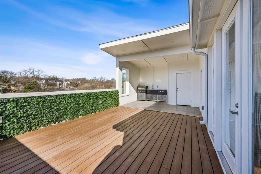 Exterior details and patio area of a home in , Atlanta (Image 2). Exterior details and patio area of a home in , Atlanta (Image 2).