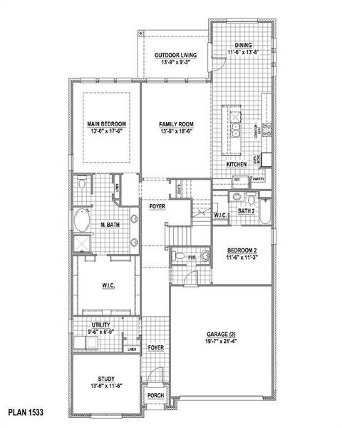 1st Level Floor Plan