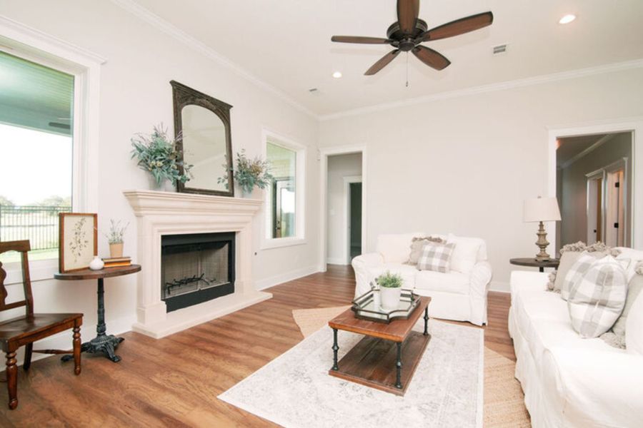 Representative furnished interior of a home built from the The Savannah by Reece Homes in Harvest Meadows, Bryan (Image 3).
