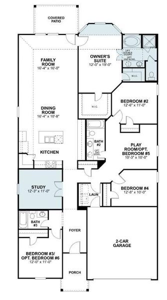 2D floor plan layout of this home in Moran Ranch, Willis, TX (Image 4). 2D floor plan layout of this home in Moran Ranch, Willis, TX (Image 4).