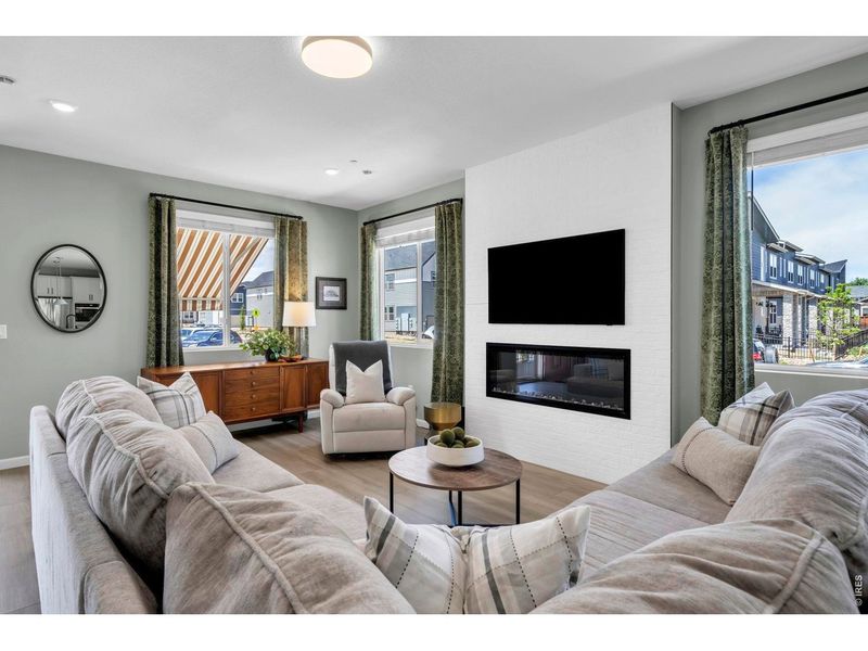 Furnished interior view inside a new home in , Longmont (Image 15).