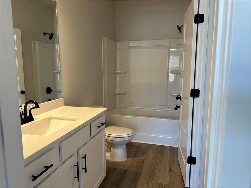 Furnished interior view inside a new home in Rosewood Lake Preserve, Hoschton (Image 7).