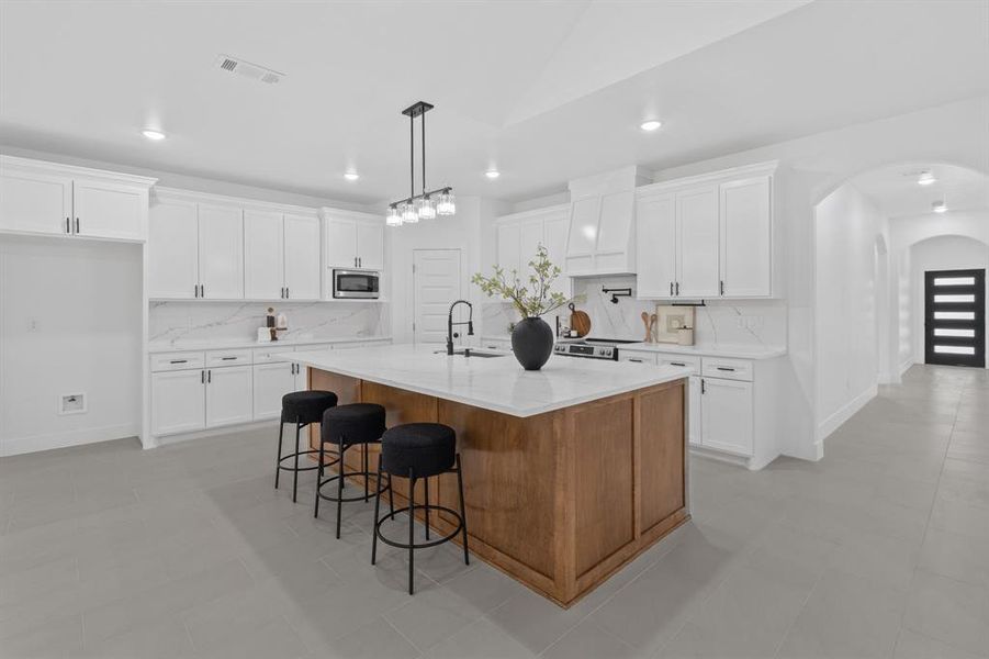 Furnished interior view inside a new home in , Fort Worth (Image 31).