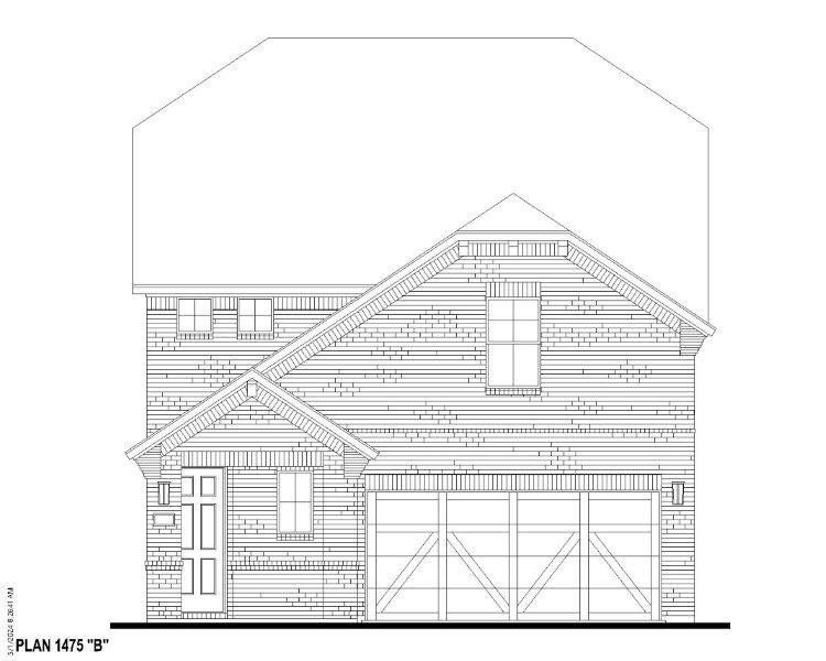 Plan 1475 Elevation B