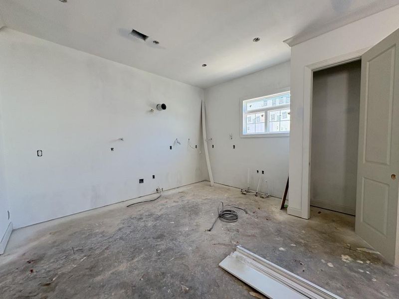 In-progress construction of a new home in The Preserve at Killian Hill, Lilburn, GA (Image 3).
