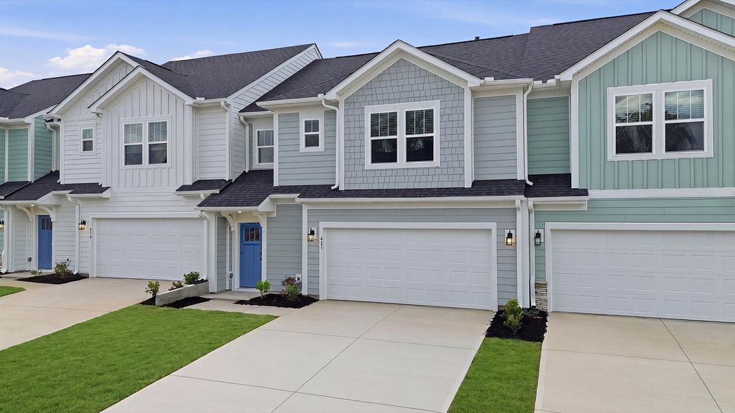 Refined exterior design with balanced architectural detail in this distinguished two-story villa near Lake Hartwell Refined exterior design with balanced architectural detail in this distinguished two-story villa near Lake Hartwell