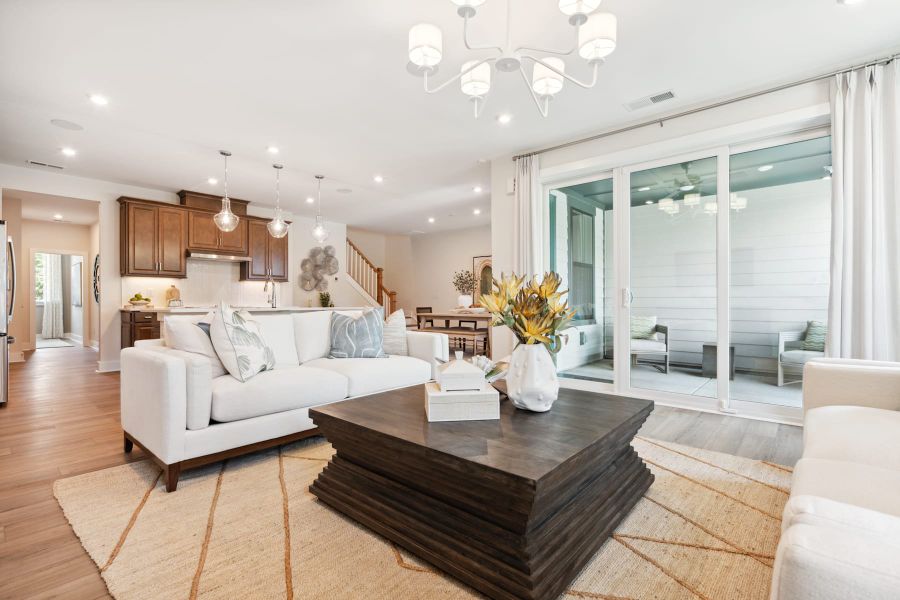 Representative furnished interior of a home built from the Boyd by Tri Pointe Homes in Seven Oaks, Belmont (Image 12).