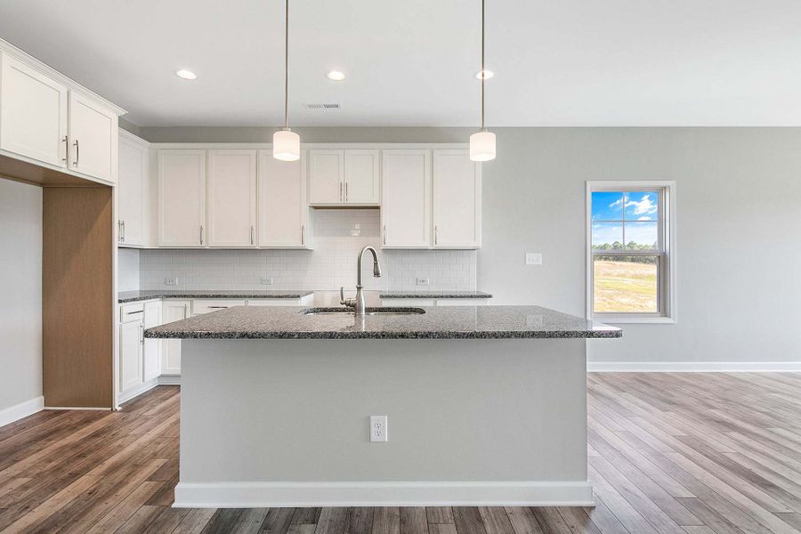 Representative furnished interior of a home built from the Dogwood by Caviness & Cates Communities in Maggie Way, Wendell (Image 115).
