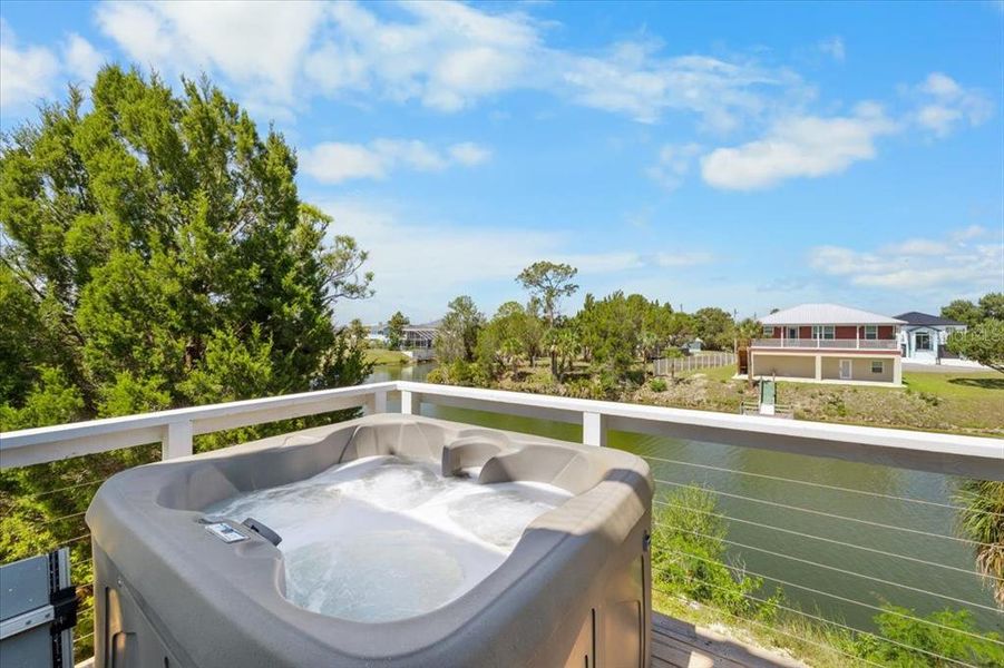 Exterior details and patio area of a home in , Hernando Beach (Image 26).