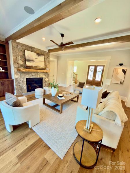 Furnished interior view inside a new home in , Weddington (Image 16). Furnished interior view inside a new home in , Weddington (Image 16).