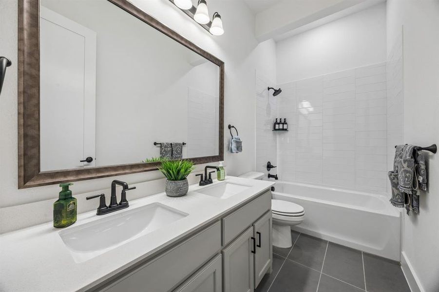 secondary bathroom
