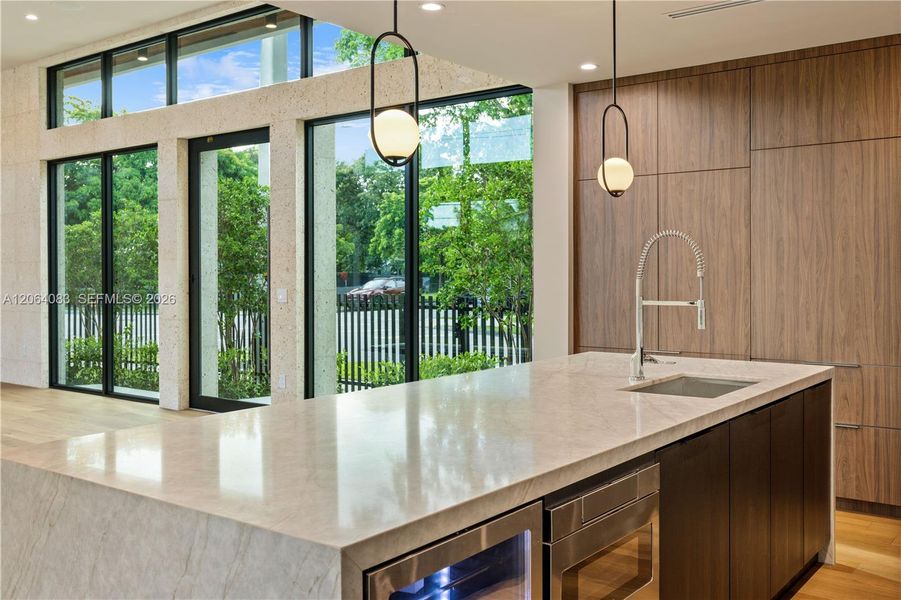 Furnished interior view inside a new home in , Miami (Image 3).