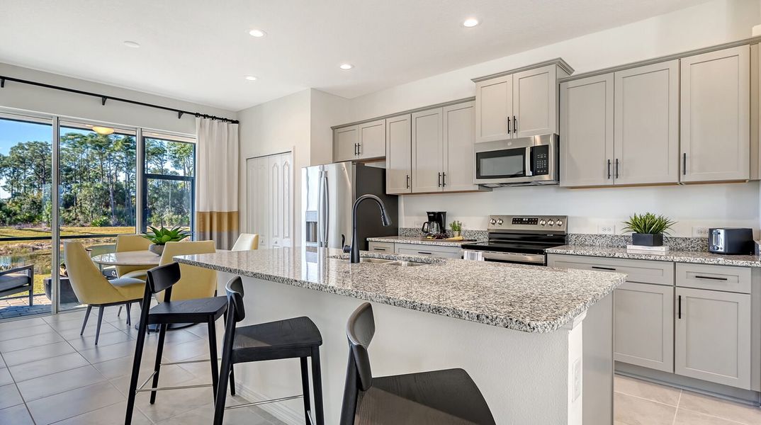 Furnished interior view inside a new home in SkySail, Naples (Image 11).
