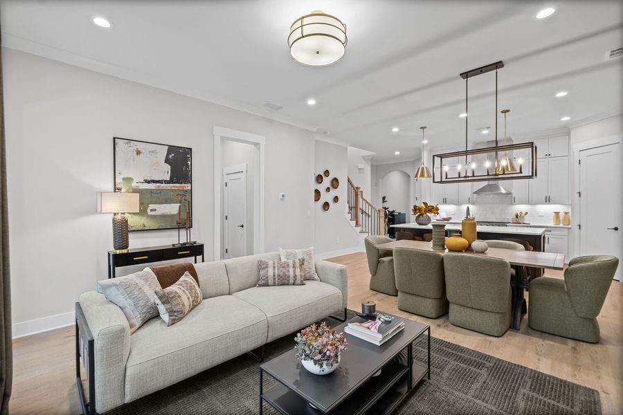 Representative furnished interior of a home built from the The Kennedy by JW Collection in Devin's Shire, Kennesaw (Image 10).