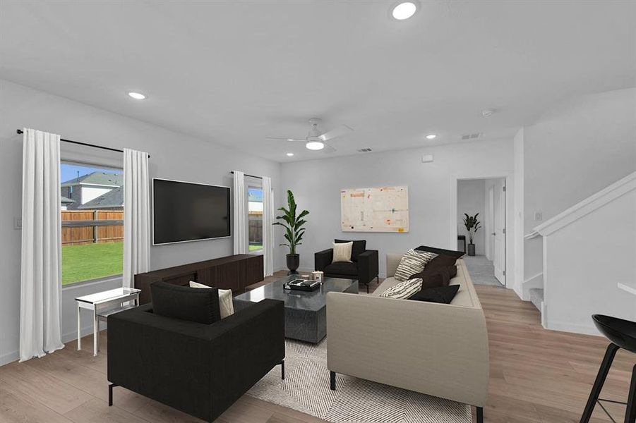 Furnished interior view inside a new home in Rolling Ridge, Van Alstyne (Image 10). Furnished interior view inside a new home in Rolling Ridge, Van Alstyne (Image 10).