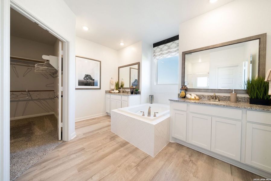 Furnished interior view inside a new home in Alamo Estates, San Antonio (Image 20).