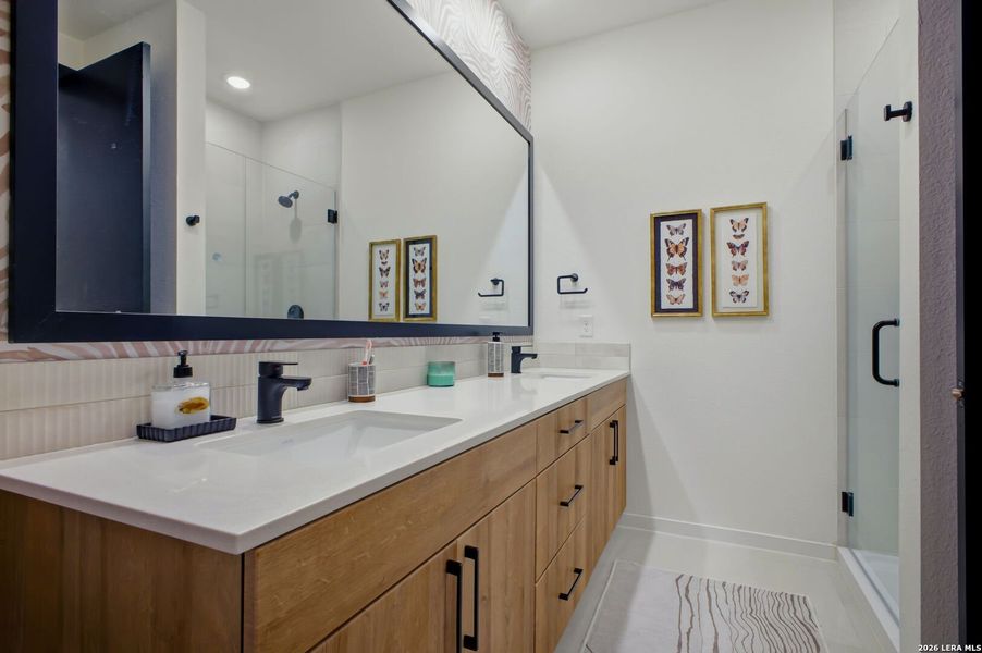 Furnished interior view inside a new home in Grayson House, San Antonio (Image 20). Furnished interior view inside a new home in Grayson House, San Antonio (Image 20).