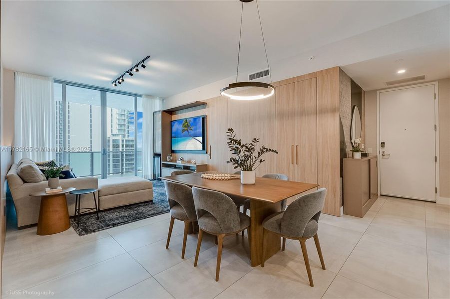 Furnished interior view inside a new home in , Sunny Isles Beach (Image 21).