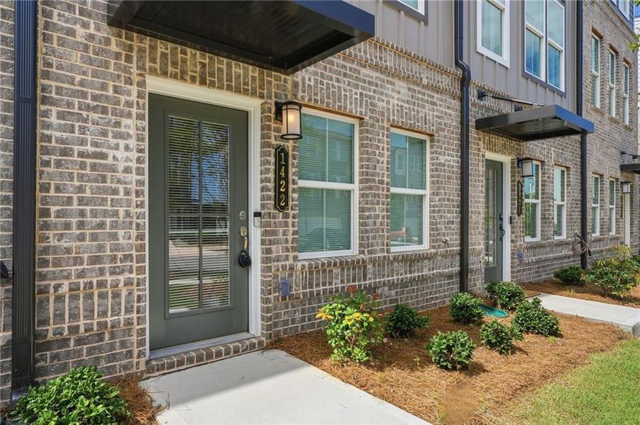 Exterior details and patio area of a home in , Atlanta (Image 3).