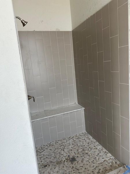 Walk-in Shower in Primary Bath Walk-in Shower in Primary Bath