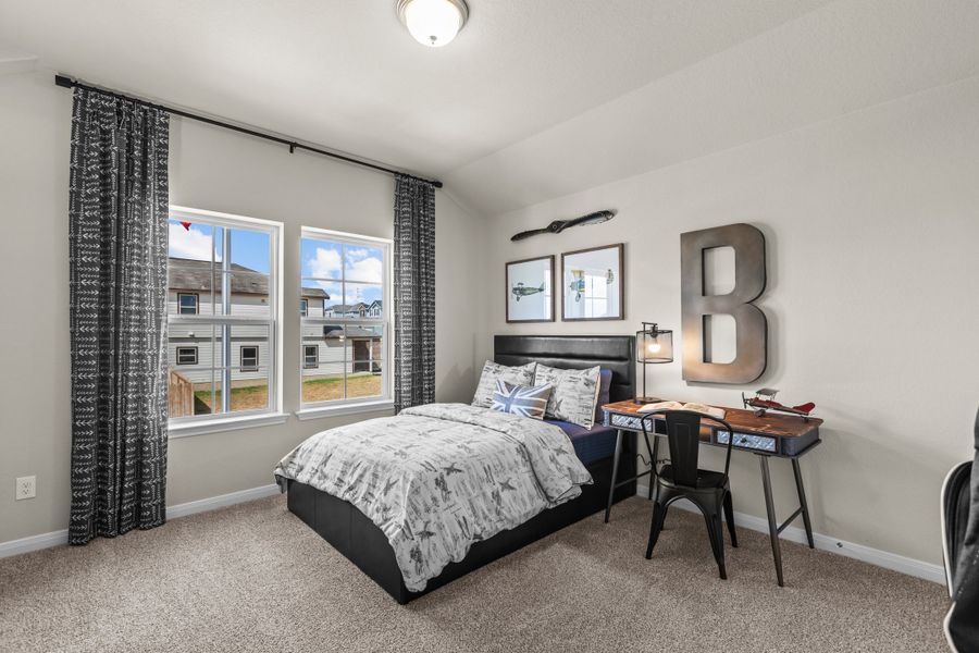 Furnished interior view inside a new home in Hunter's Ranch, San Antonio (Image 13).