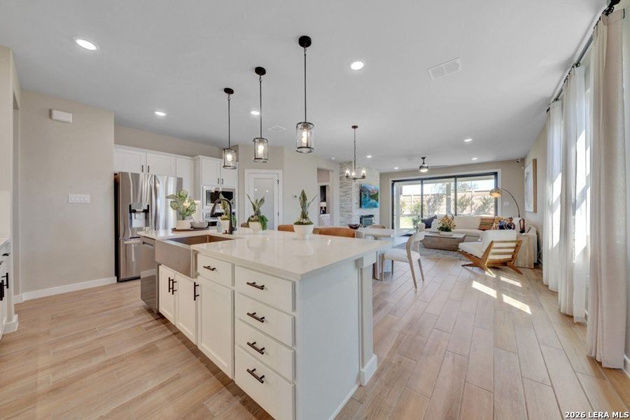 Furnished interior view inside a new home in Veranda Designer, San Antonio (Image 6).