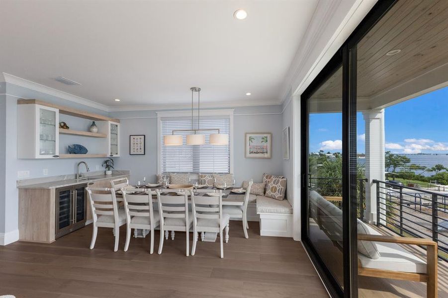 Furnished interior view inside a new home in , Bradenton Beach (Image 44).