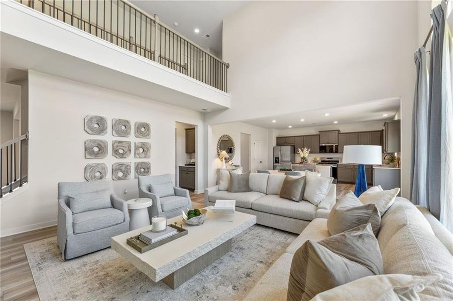 Furnished interior view inside a new home in Hawthorne Reserve, Dallas (Image 24).