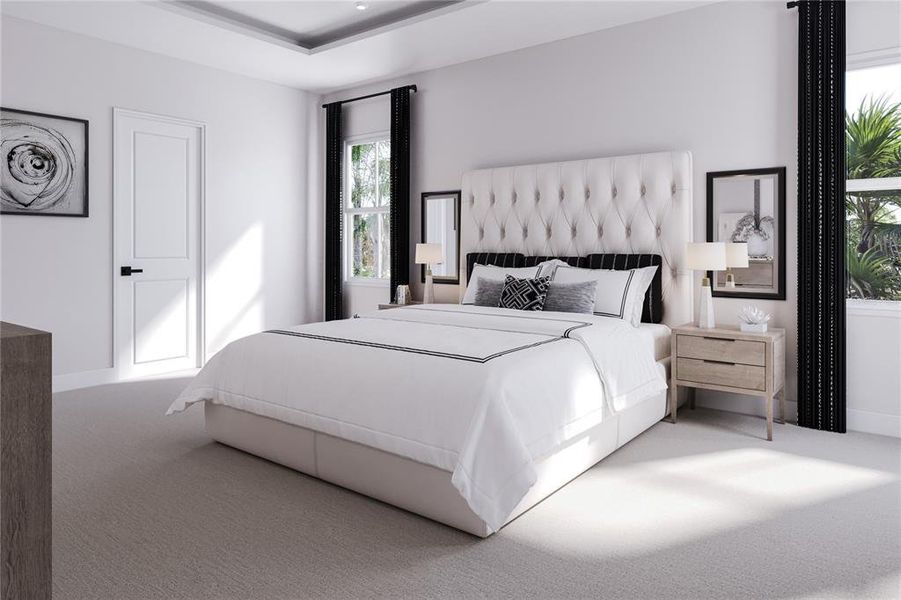 Furnished interior view inside a new home in Lake Nellie Crossing, Clermont (Image 7).