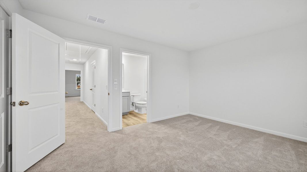 Furnished interior view inside a new home in Clear Springs Townhomes, North Charleston (Image 13).