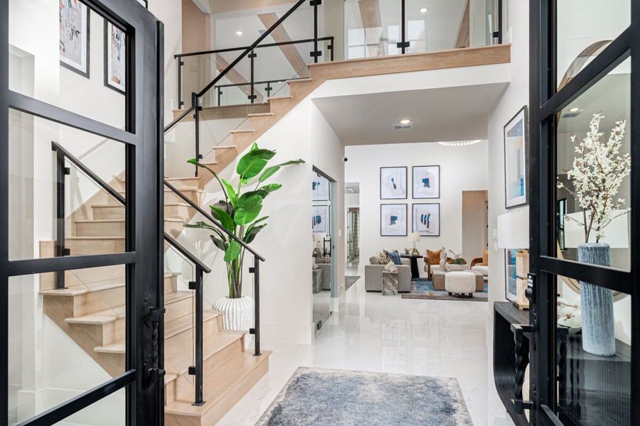 Representative furnished interior of a home built from the Brookside by Landon Homes in Fields - Brookside North, Frisco (Image 7).