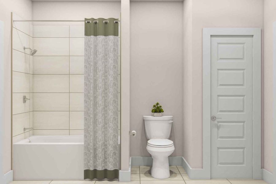 Representative interior finishes for a home built from the Burton by Tri Pointe Homes in Legacy Grove 90′, Montgomery (Image 22).