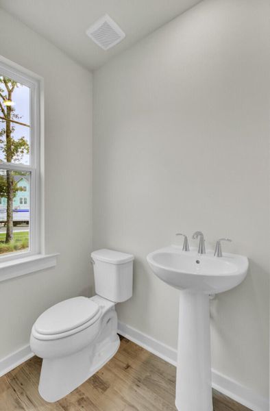 Furnished interior view inside a new home in Indigo Grove Townhomes, Johns Island (Image 13).