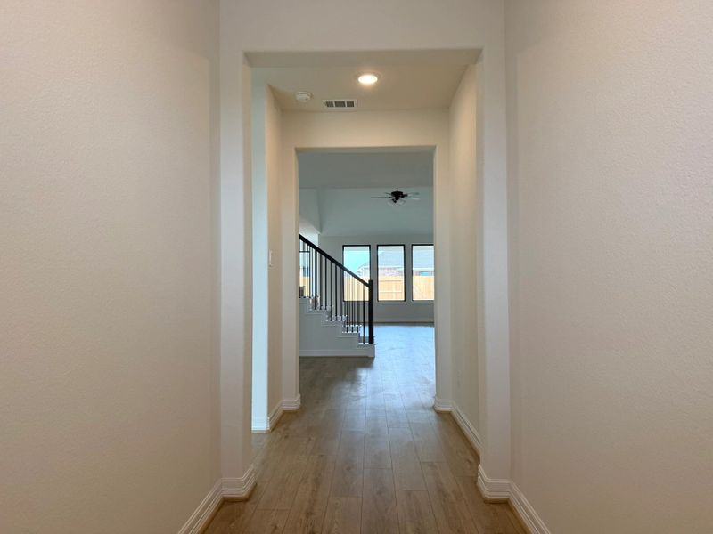 Progress photo - Entry way