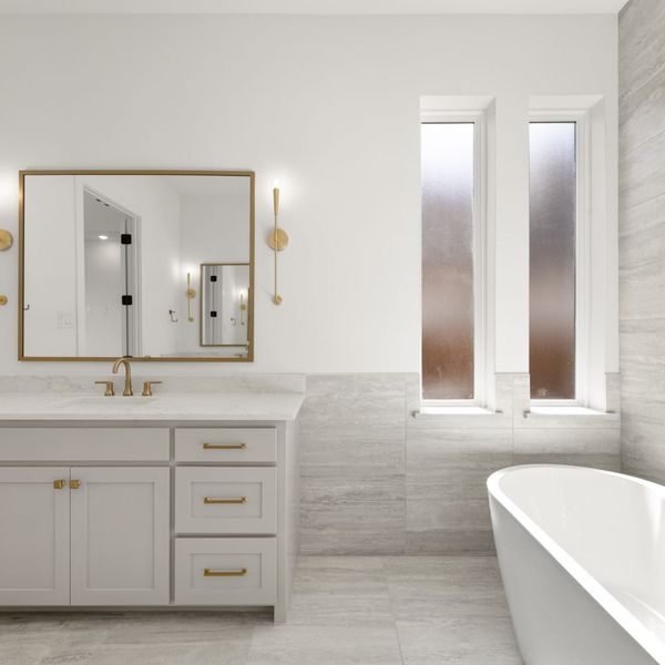 Furnished interior view inside a new home in Mosaic – 70′ Lots, Celina (Image 39).