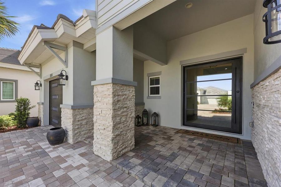 Exterior details and patio area of a home in Star Farms at Lakewood Ranch, Lakewood Ranch (Image 4). Exterior details and patio area of a home in Star Farms at Lakewood Ranch, Lakewood Ranch (Image 4).