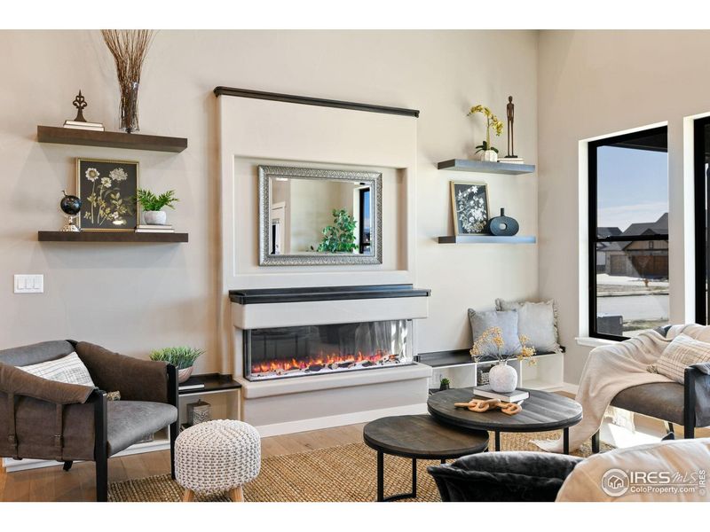 Furnished interior view inside a new home in Harvest Ridge, Berthoud (Image 10).