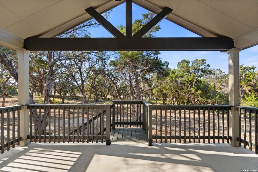 Exterior details and patio area of a home in , Spring Branch (Image 4). Exterior details and patio area of a home in , Spring Branch (Image 4).