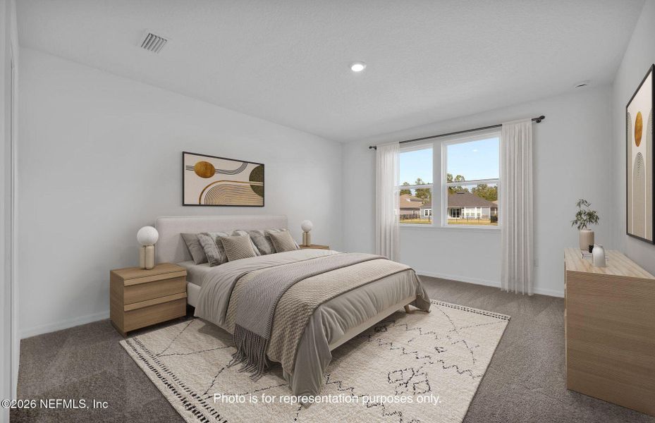 Furnished interior view inside a new home in Hyland Trail, Green Cove Springs (Image 8).