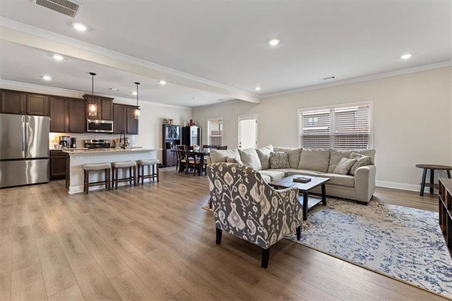 Furnished interior view inside a new home in Crofton Place Enclave, Snellville (Image 55).