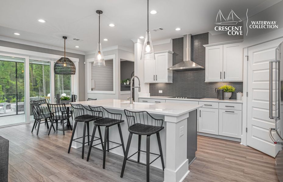 Representative furnished interior of a home built from the Woodward - Waterway Collection by Pulte Homes in Crescent Cove, Myrtle Beach (Image 17).