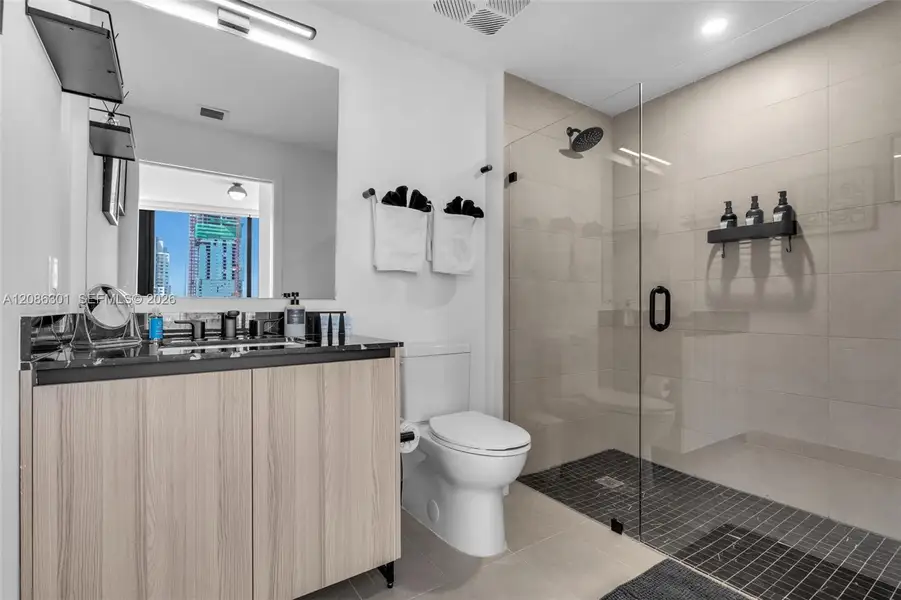 Furnished interior view inside a new home in , Miami (Image 8).